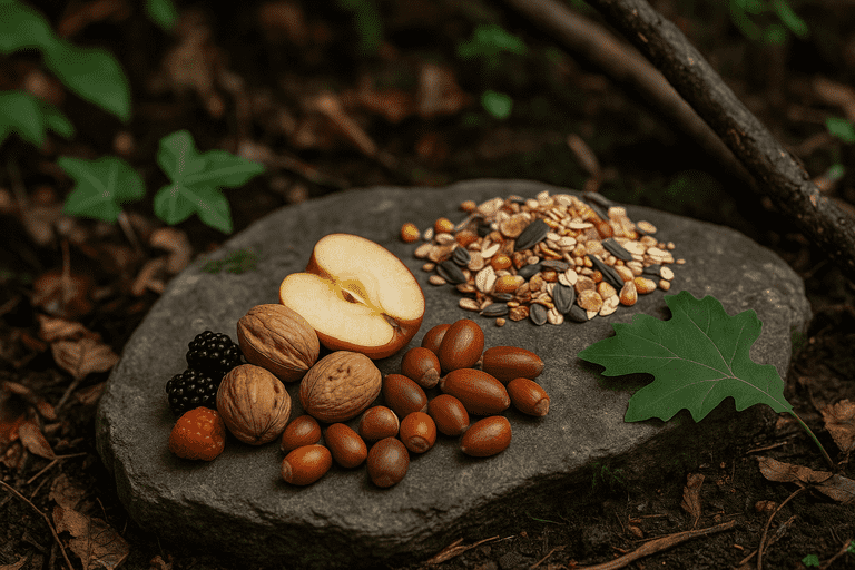 wild squirrel food